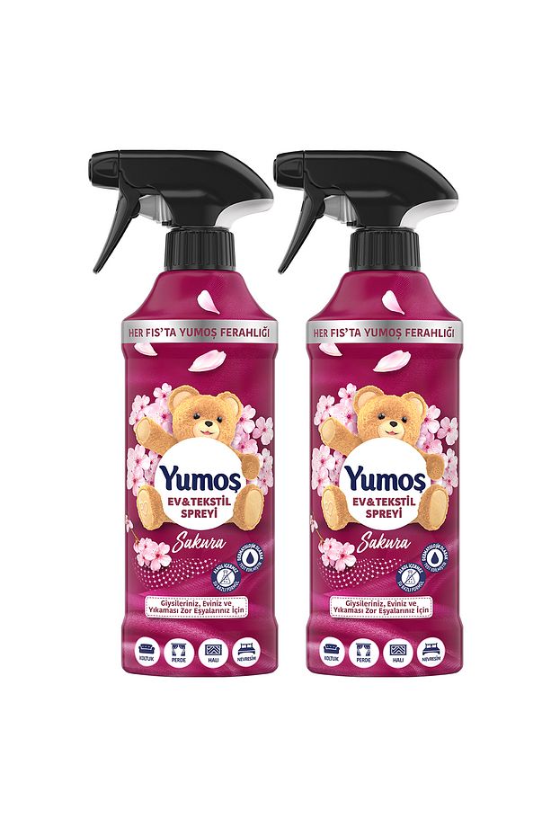 Sprey Yıkanması Zor Eşyalar Için Giysi Spreyi Sakura 450 ml X2 - 2
