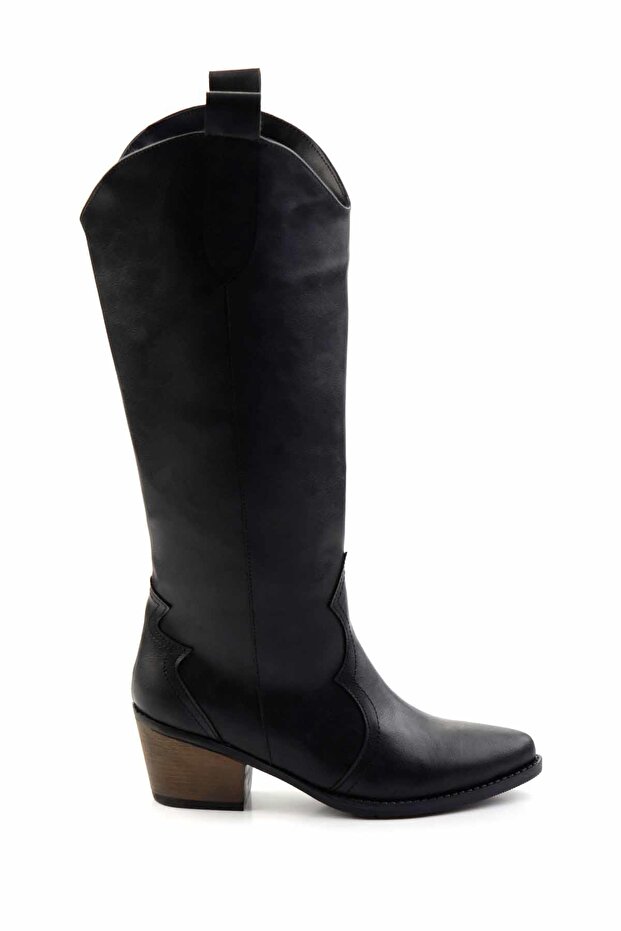 Siyah  Kadın Çizme K03069010509 - 2