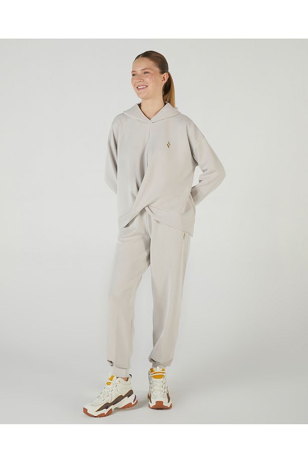 W Soft Touch Jogger Sweatpant Kadın Gri Eşofman Altı S242312-013 - 1