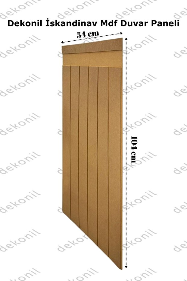 İskandinav Mdf Duvar Paneli ( 1 Adet ) - 5
