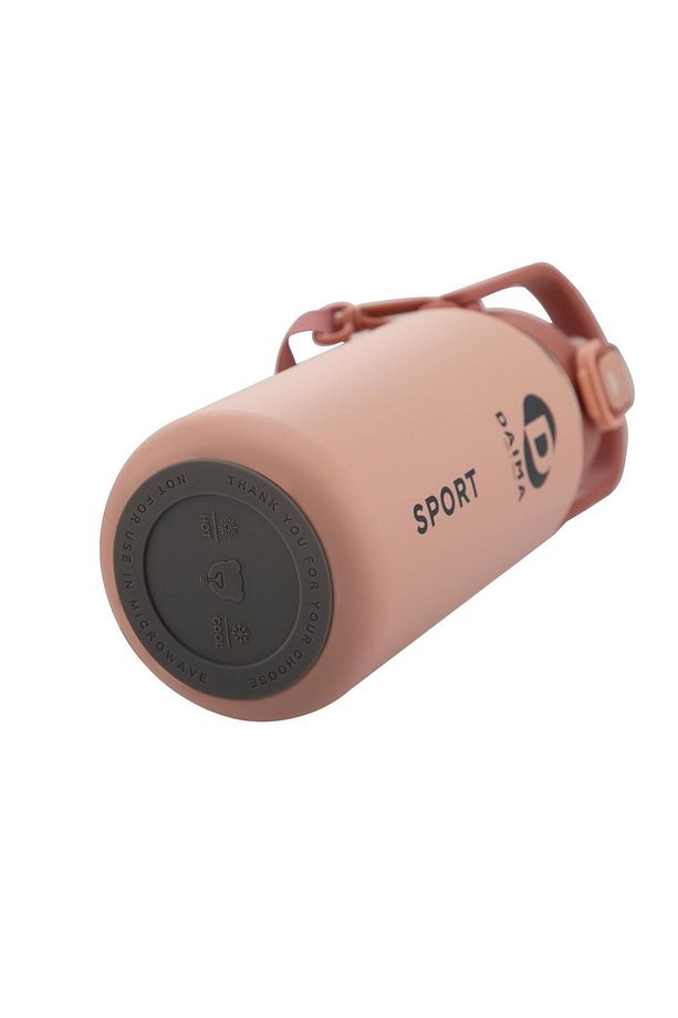 Brioni Daima Sport 1300 ml Sıcak Soğuk Çelik Pembe Termos - 3