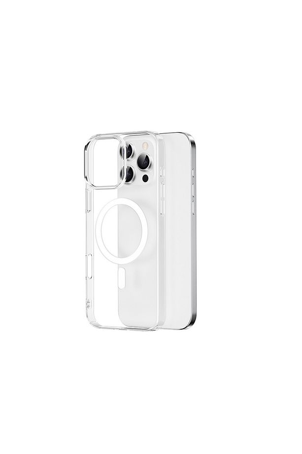 iPhone 16 Pro Max Kılıf Magsafe Şarj Özellikli Wiwu YXK-207 Invisible Pro Sert PC Kapak Şeffaf - 2