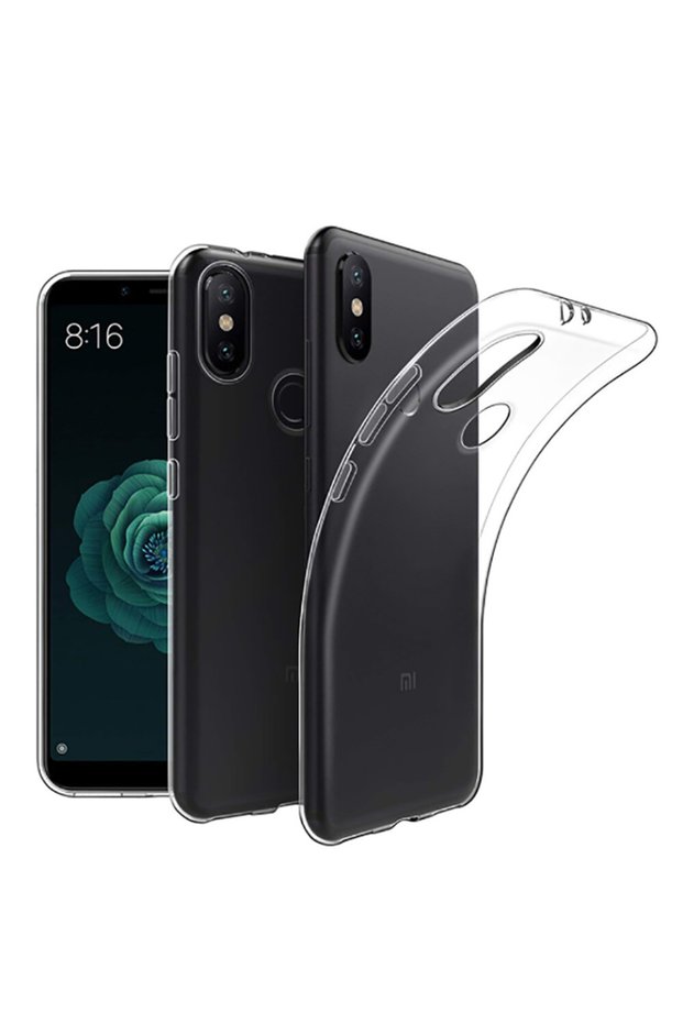 جراب Redmi Note 6 Pro غطاء Zore سوبر سيليكون - عديم اللون