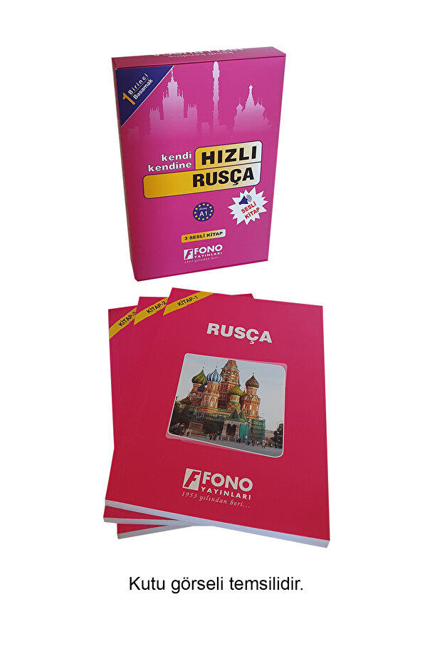 Fast Russian Level 1 (3 Books) (with voice-over)