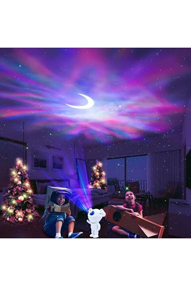 Gece Lambası Çocuk Dostu Ledli Kumandalı Model ASTRONOT  Gece Lambası - 4