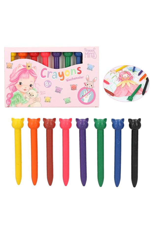 8 Pieces Pastel Mimi Cat Princess -0412274_a