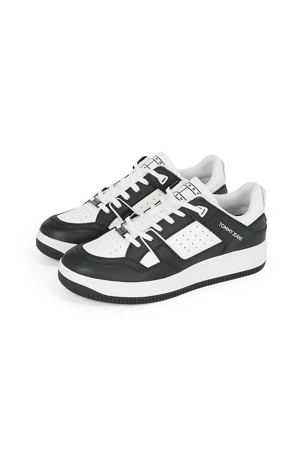 Erkek Rahat Taban Nefes Alabilen Bağcıklı Rahat Günlük Kullanım Siyah Sneaker EM0EM01464-BDS - 2
