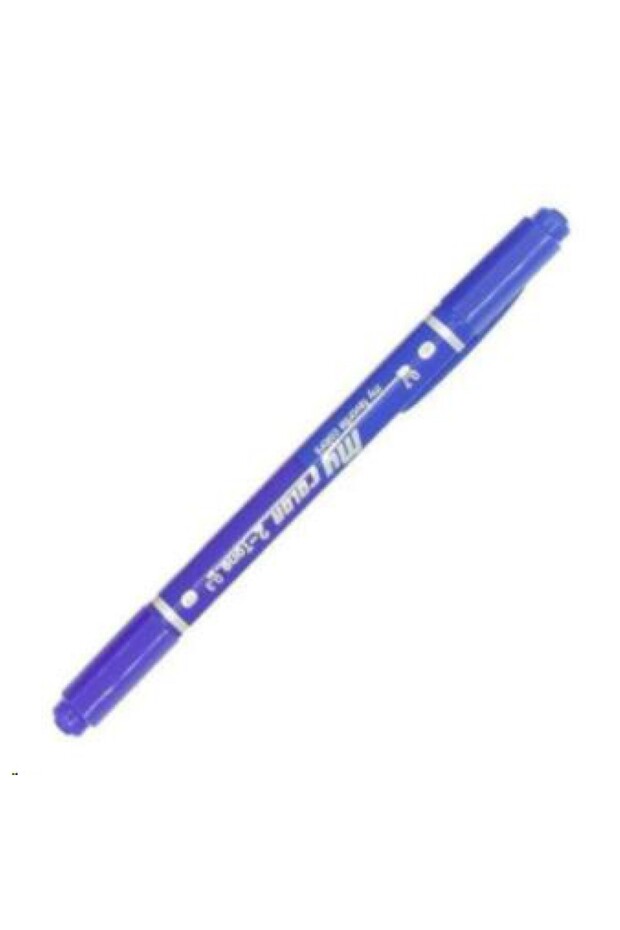 Dong A My Color 2 Tone Çift Uçlu Kalem - Mavi Ve Lacivert - 1