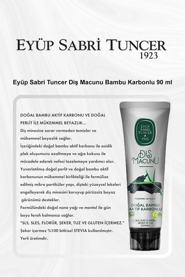 Diş Macunu Bambu Karbonlu 90 ml 5 Al 4 Öde ve Rosie Pamuk - 2