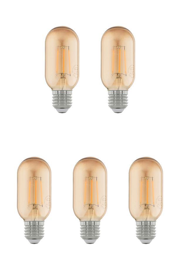 4w 220v E27 Gemici Rustik Led Ampul T45-4 5'lİ Paket - 1