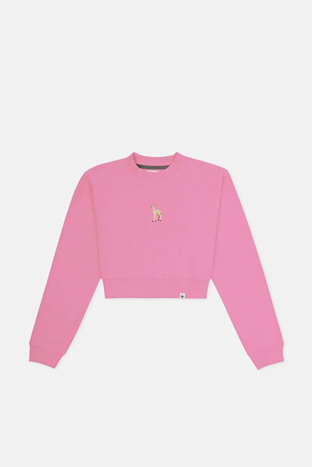 Ceylan SuperSoft Crop Sweatshirt - Lila - 5