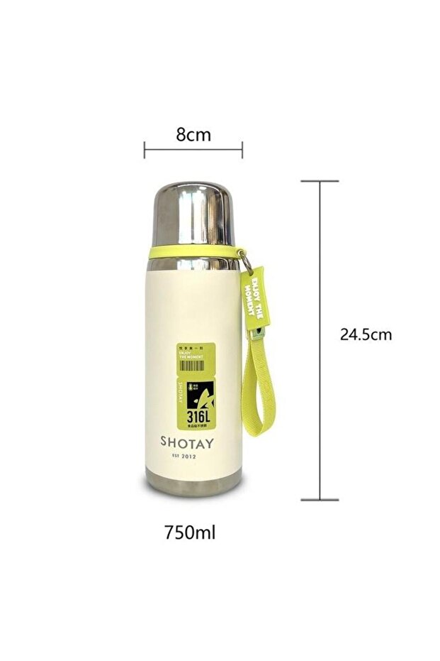 Premium Termos 750Ml Ekru - 7