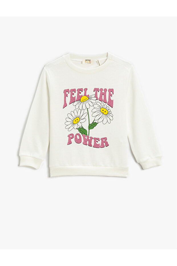 Printed Sweatshirt Crew Neck