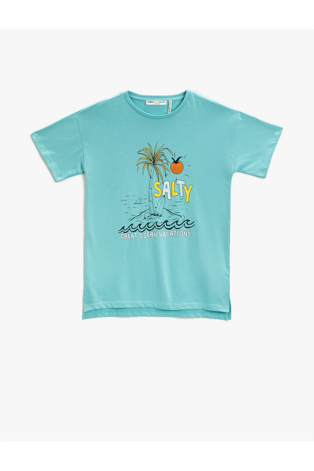 Printed T-Shirt Short Sleeve Cotton