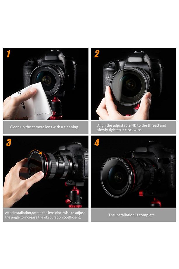 55mm ND2-ND400 Varıable ND ( 1-9 arası Değişken ) - 5