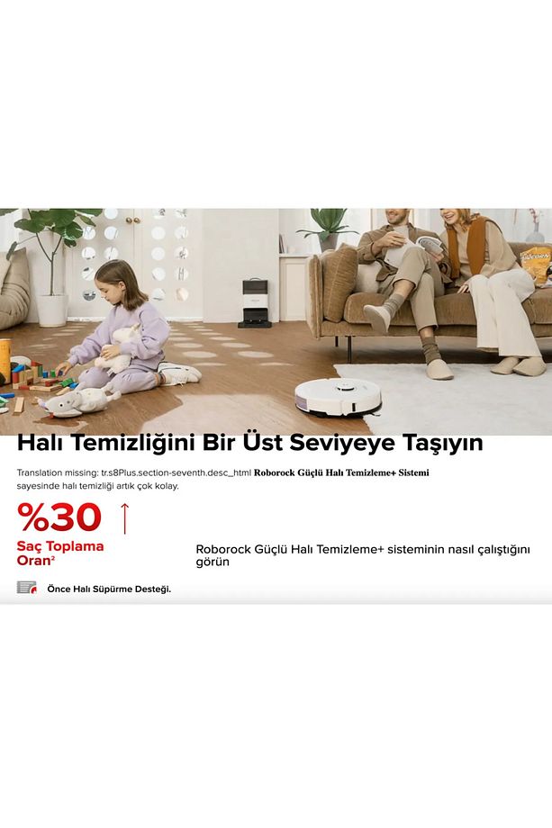 6000pa Ultra Emiş Gücü Performansı Hepa Filtreli Robot Süpürge, Vibrarise Paspaslama - 5