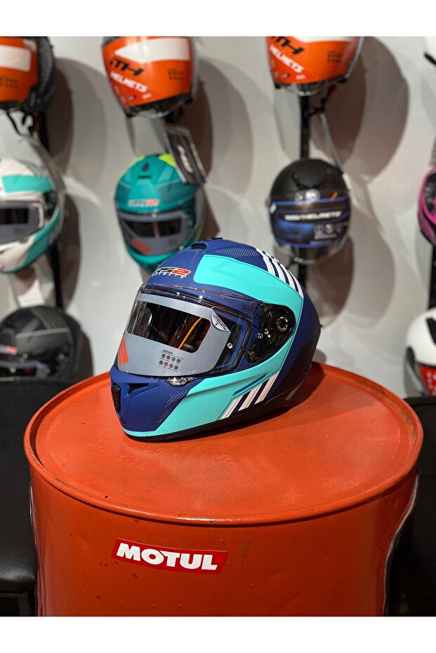 320 Full Face Kask Mavi  Ece R22-06 - 1