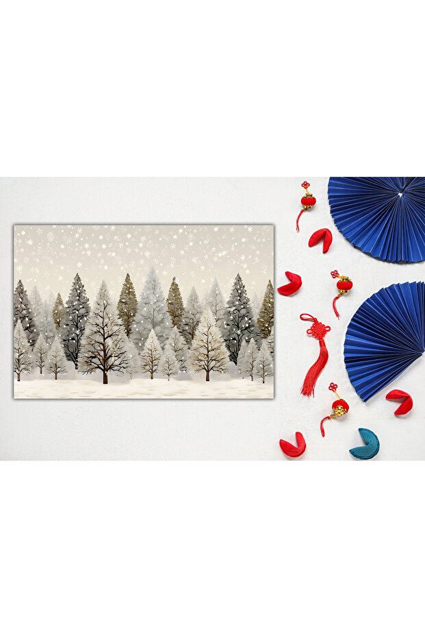 YILBAŞI TEMALI KANVAS TABLO - 2