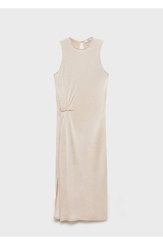 Düğümlü örgü elbise - 3