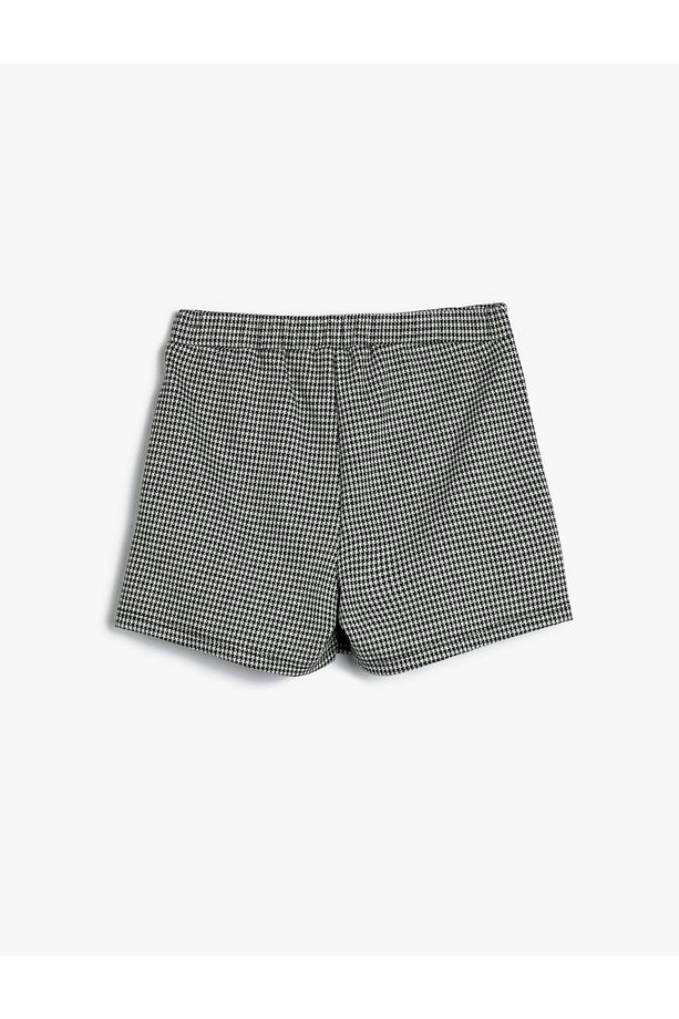 Mini Şort Etek Kemer ve Pile Detaylı Kruvaze - 3