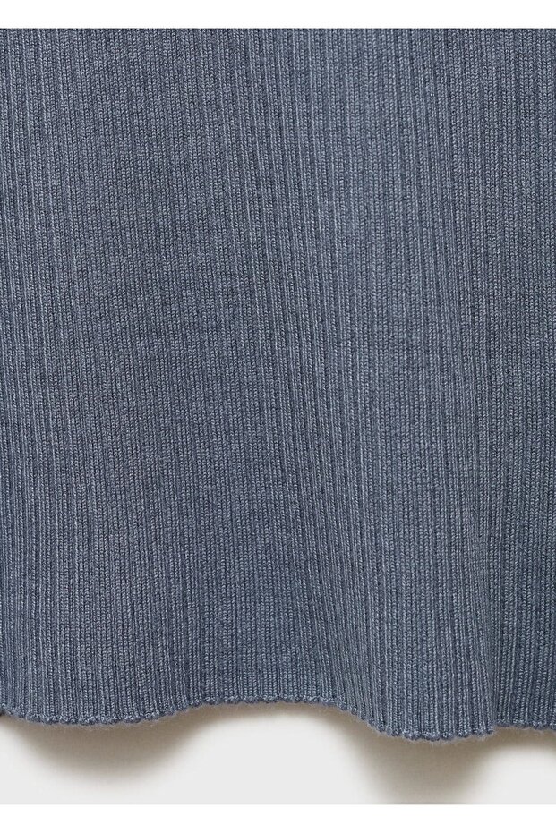 Lastikli Midi Elbise - 5