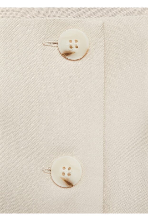 Düğmeli kısa elbise - 4