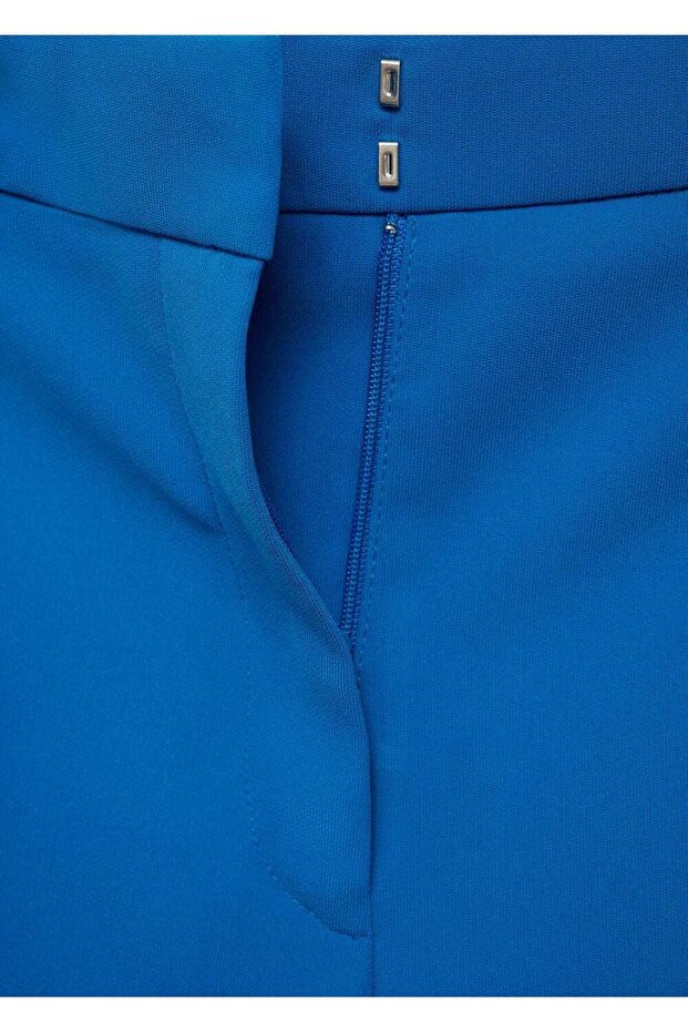 Wideleg kumaş pantolon - 8