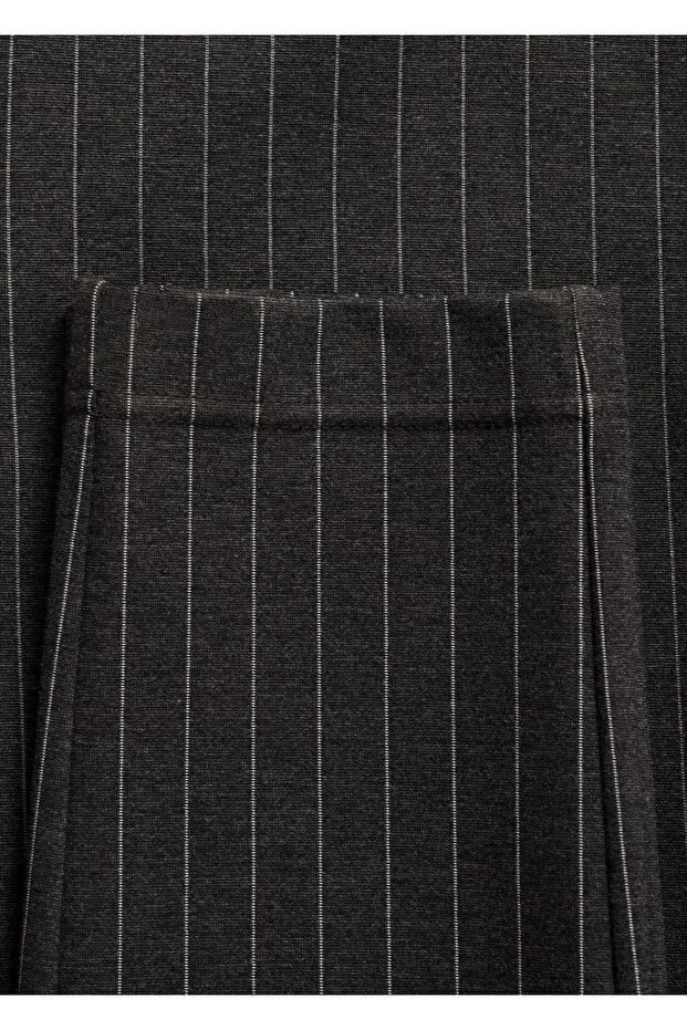 Ψηλόμεσο ριγέ κολάν - 6