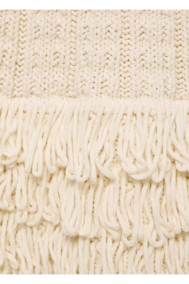 Bluse mit Neckholder und Quastendetail - 6