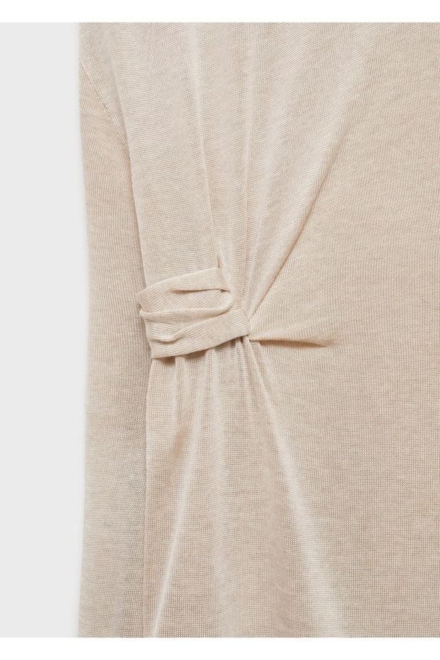 Düğümlü örgü elbise - 5