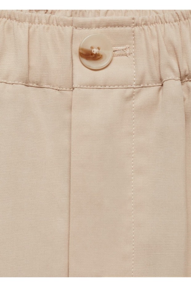 Pileli Lyocell Pantolon - 5