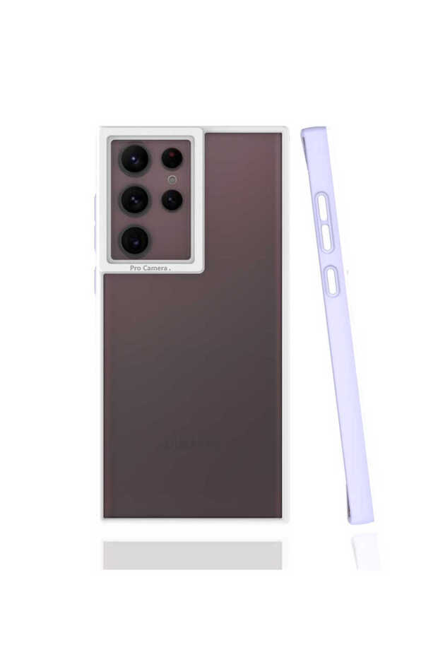 Galaxy S22 Ultra Case Zore Mima Cover - Lilac