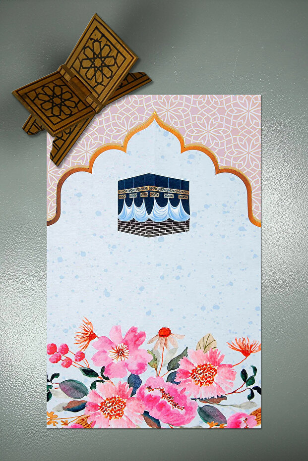 Digital Printed Non-Slip Base Washable Dowry Gift Prayer Mat Prayer Rug