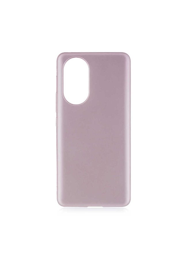 Huawei Nova 9 Case Soft Textured Colorful Slim Silicone Soft Cover Premier - Rose Gold