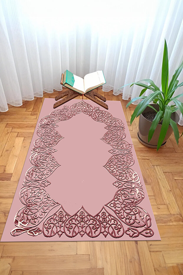 Digital Printed Non-Slip Base Washable Dowry Gift Prayer Mat Prayer Rug