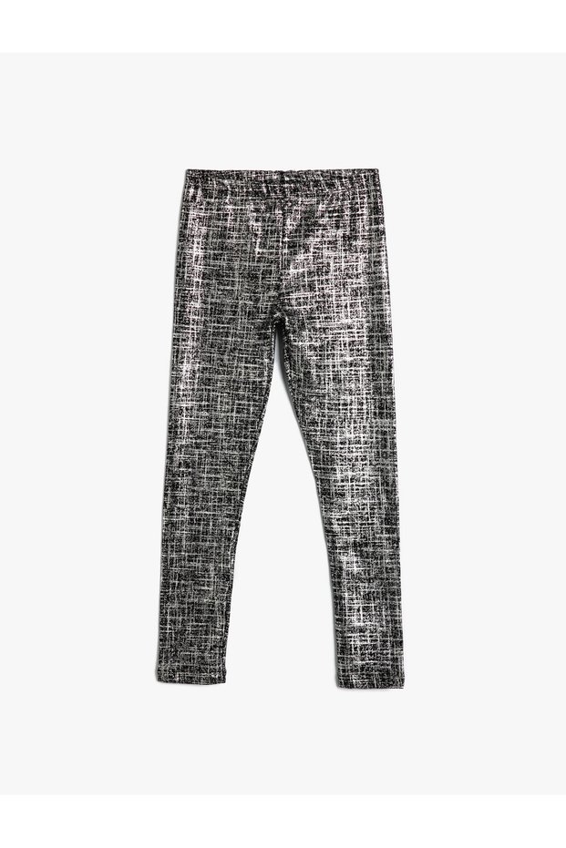 Cotton Leggings with Elastic Waist