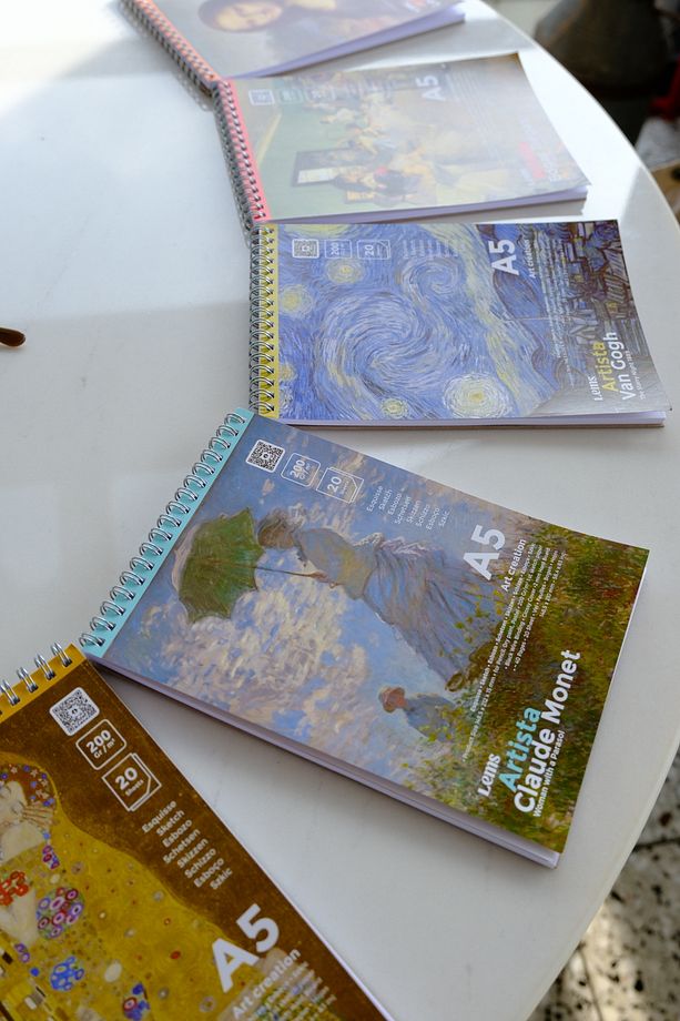 Artista A5 Claude Monet Şemsiyeli Kadın 200 Gr/m² Sketchbook Eskiz Defteri - 6