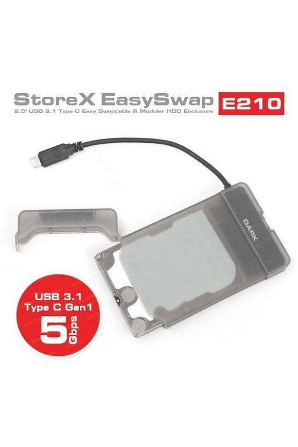 Storex E210 2.5" Usb 3.1(GEN1) Type-c Sataı-ı - 1