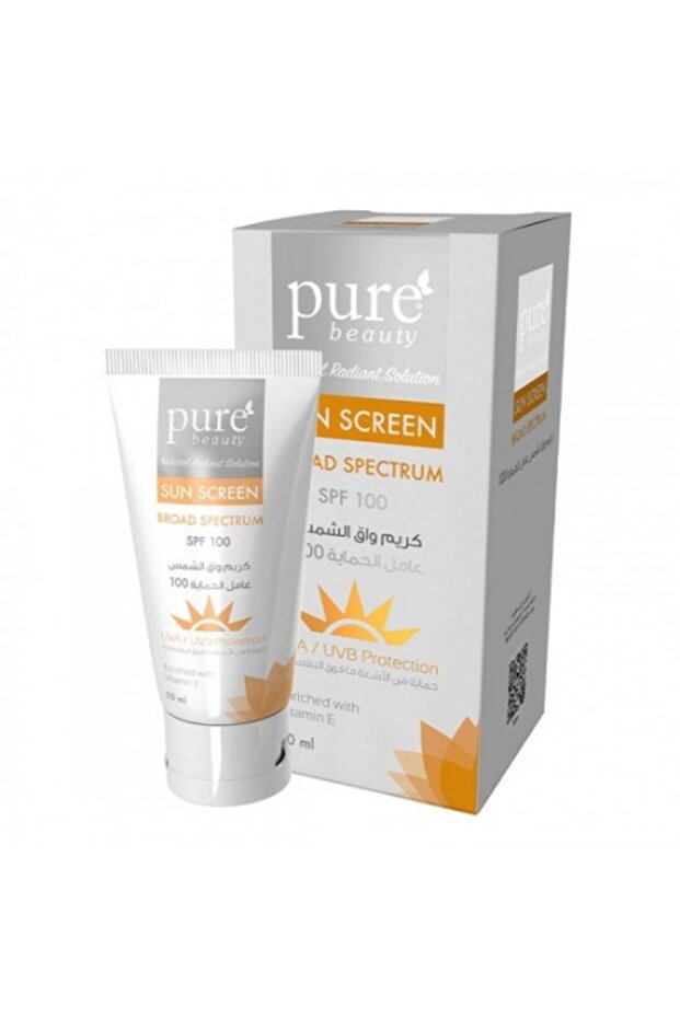 Pure Beauty Sunscreen Cream Broad Spectrum SPF100 50Ml