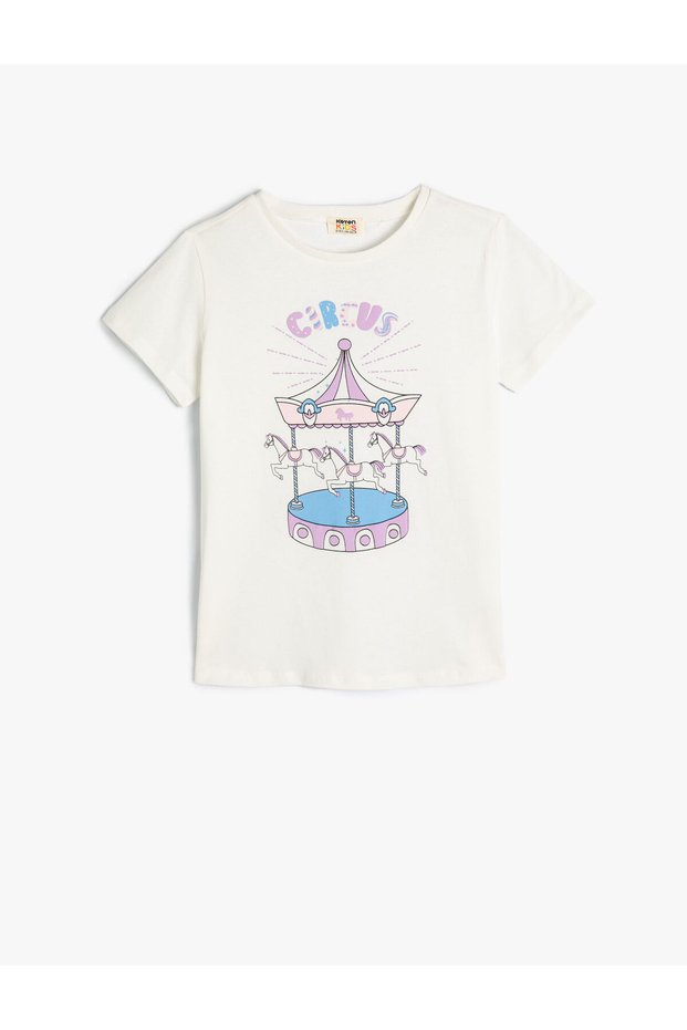 White Girl's T-shirt - 4skg10232ak