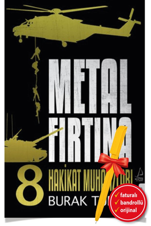 Alfa Kalem+Metal Fırtına 8-Hakikat Muhafızları (Burak Turna)-YENİ Literature/Novel-Support Book