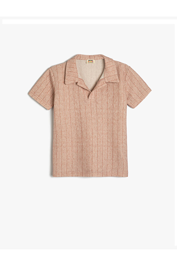 Polo Neck T-Shirt Short Sleeve