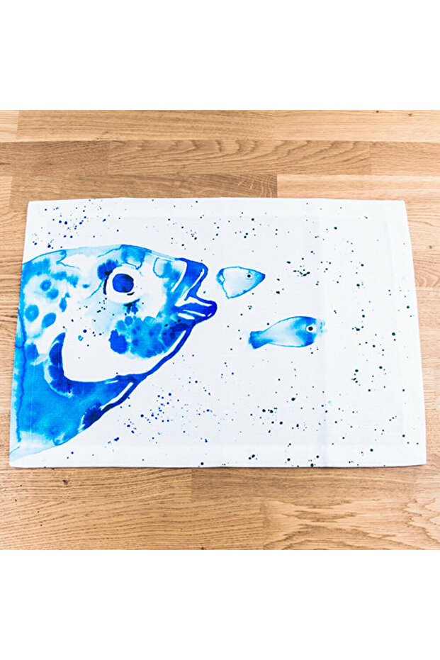 Bream Patterned Table Mat 2 Pieces - 3