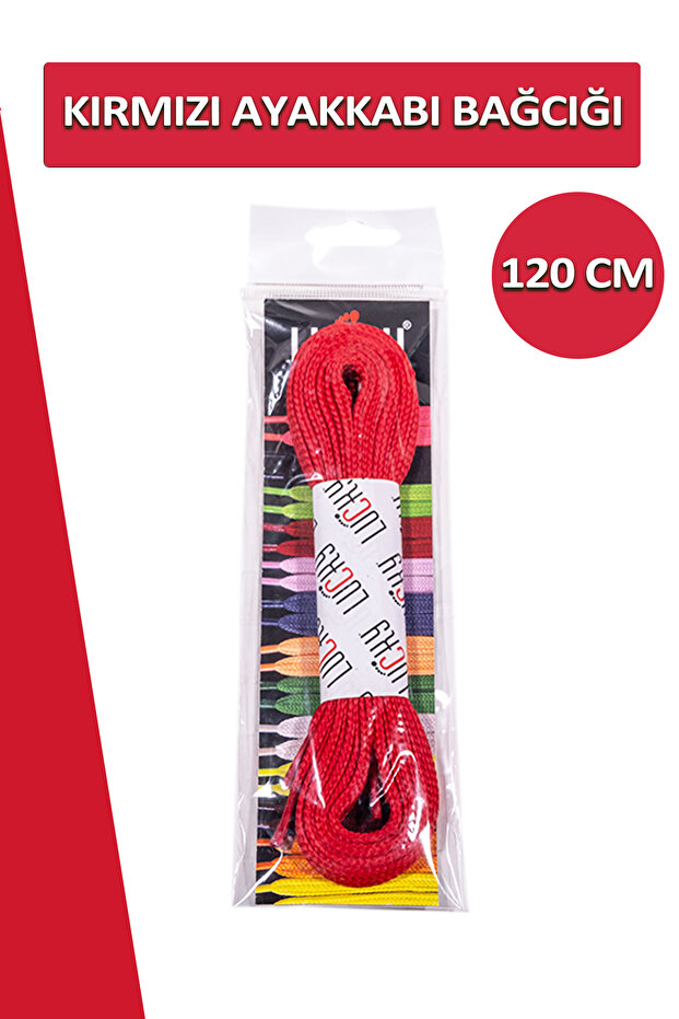 120 Cm Red Sports Shoelaces 1 Piece Bag-88