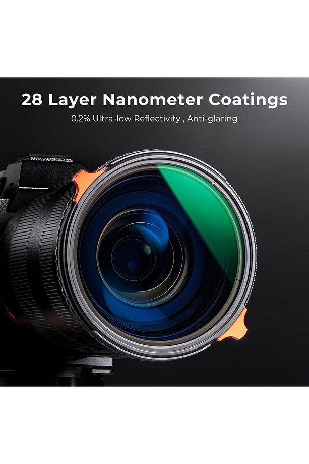 55mm CPL + ND4-ND64 Varıable Nano-X Serisi 2 in 1 Filtre ( 2-6 stop ) - 6