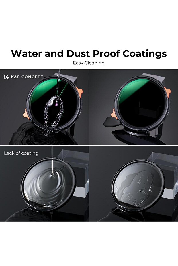 52mm CPL + ND4-ND64 Varıable Nano-X Serisi 2 in 1 Filtre ( 2-6 stop ) - 7