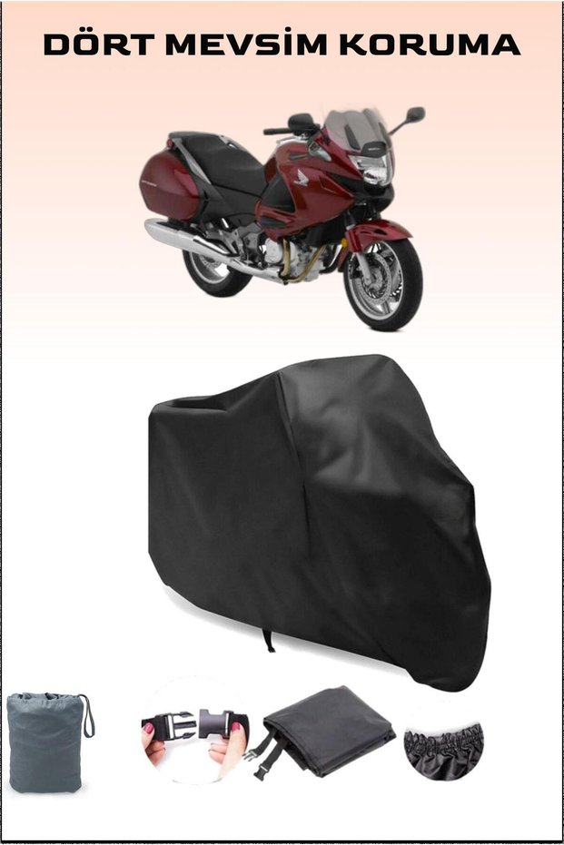 Black Honda Nt 700 V Deauville Abs Compatible Motorcycle Tarpaulin, Engine Cover