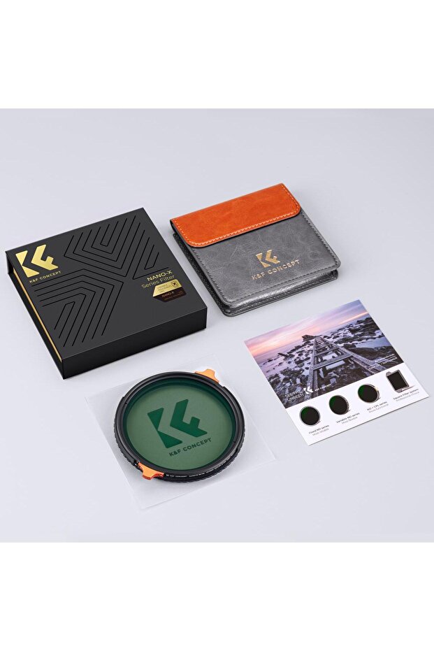 52mm CPL + ND4-ND64 Varıable Nano-X Serisi 2 in 1 Filtre ( 2-6 stop ) - 3
