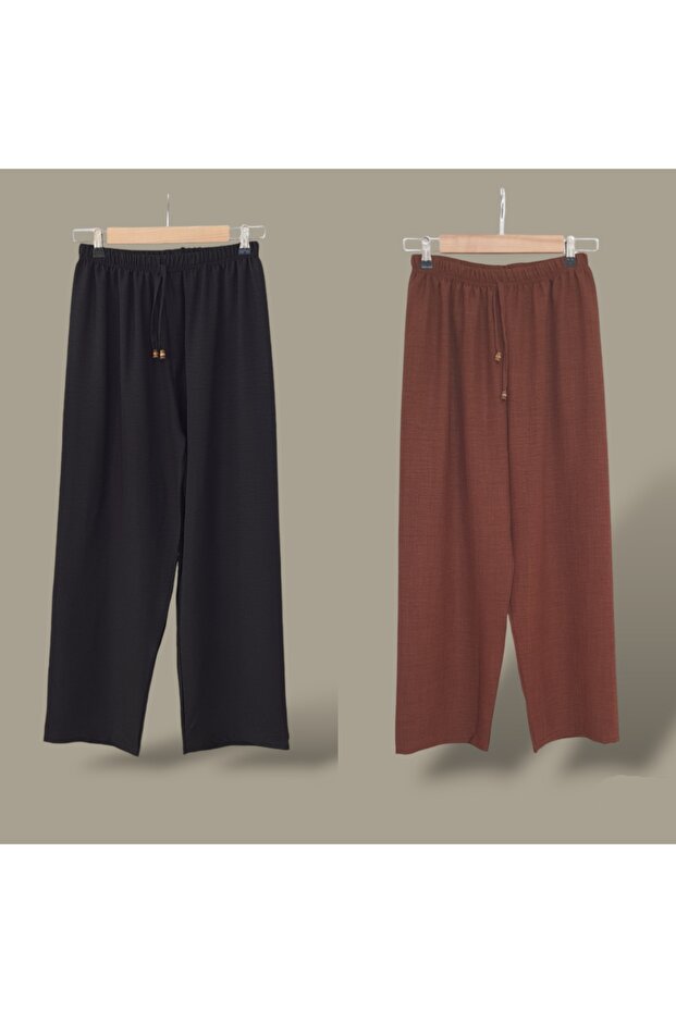 2-Piece Pants, Plus Size, Comfortable Fit, Without Pockets, Elastic Waist