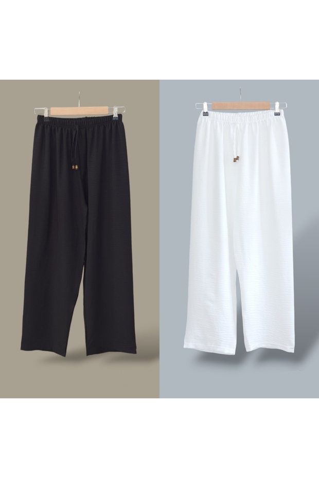 2-Piece Pants, Plus Size, Comfortable Fit, Without Pockets, Elastic Waist